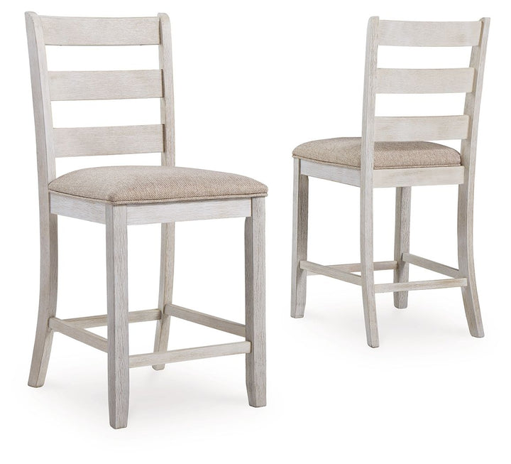 Skempton - Upholstered Barstool (Set of 2) - White