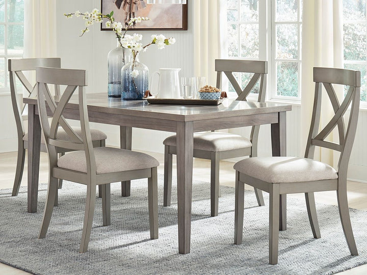 Parellen - Rectangular Dining Room Table - Gray