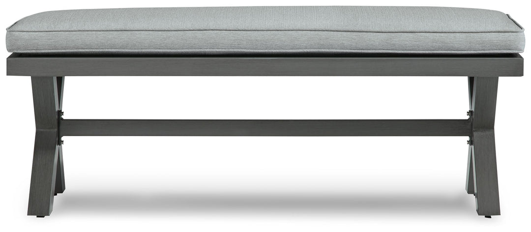 Elite Park - Bench With Cushion - Gray