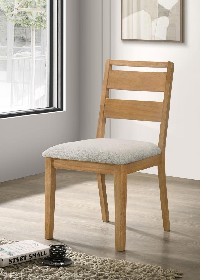Duncan - Ladder Back Dining Side Chair (Set of 2) - Washed Oak