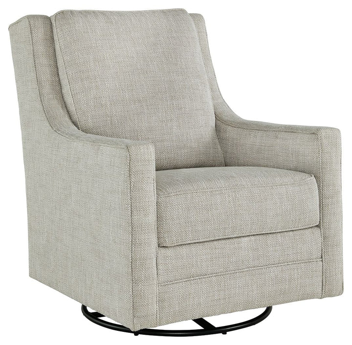 Kambria - Swivel Glider Accent Chair - Fog