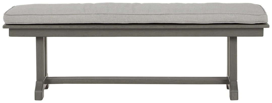 Visola - Bench with Cushion - Gray