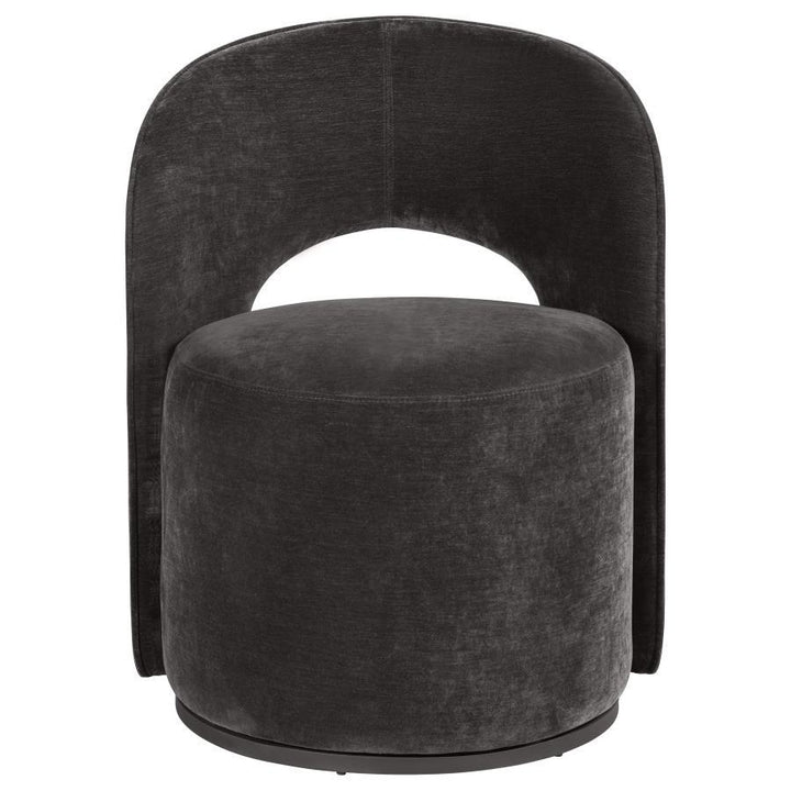 Harjo - Velvet Upholstered Swivel Accent Chair