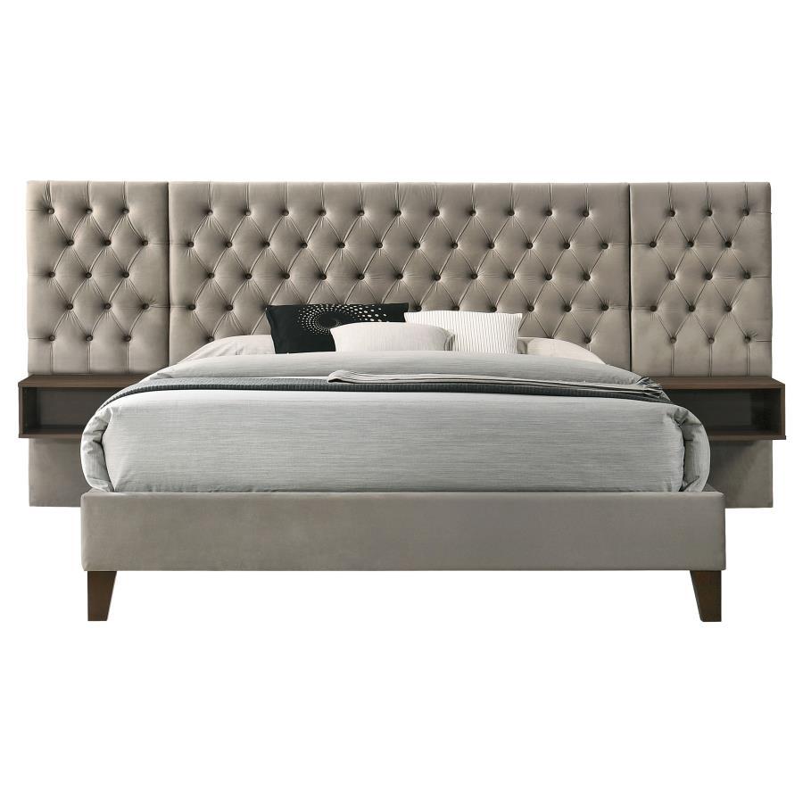 Marley - Upholstered Wall Panel Bed