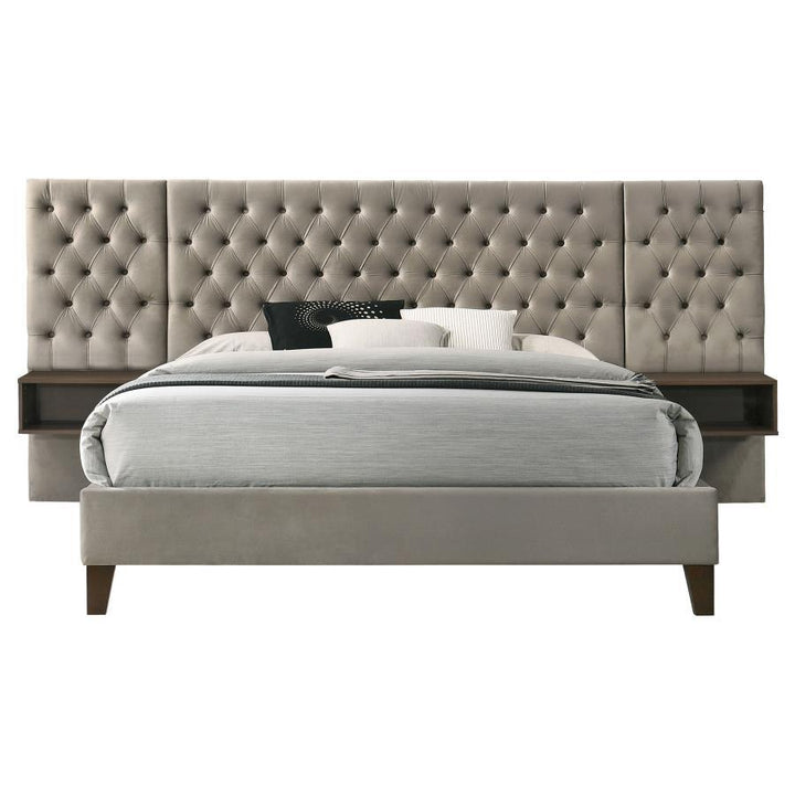 Marley - Upholstered Wall Panel Bed
