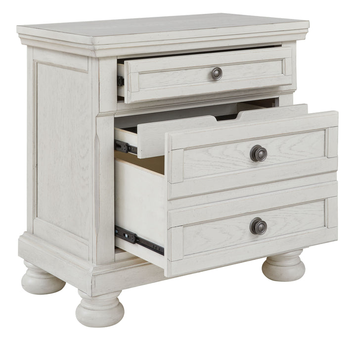 Robbinsdale - Two Drawer Night Stand - Antique White