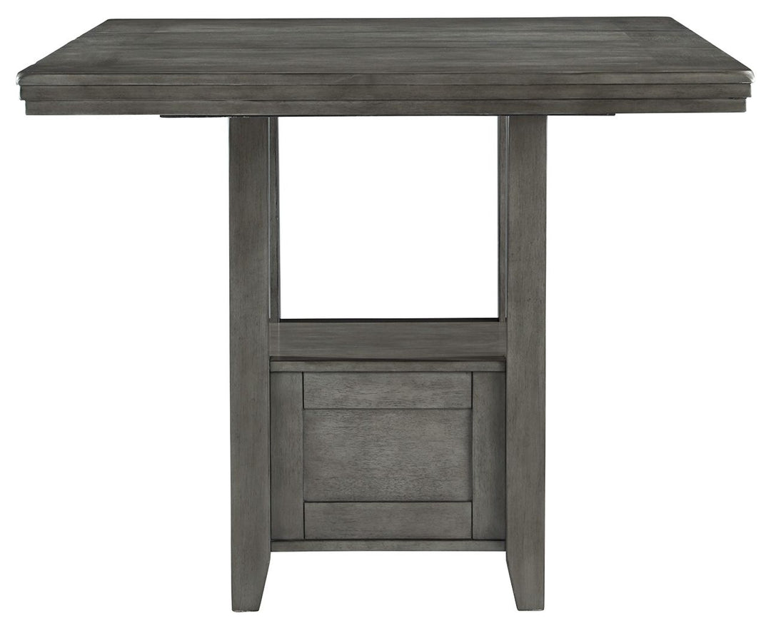 Hallanden - Rectangular Dining Room Counter Extension Table - Gray