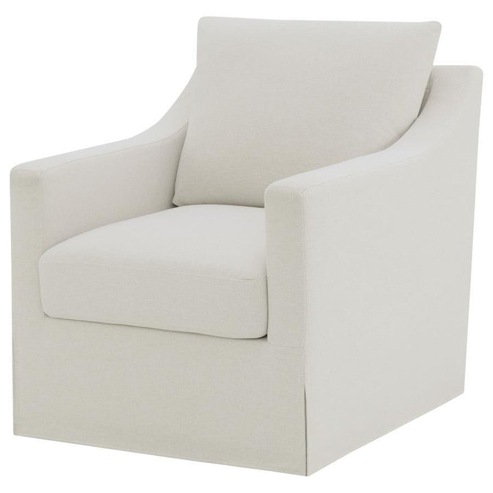 Winter - Upholstered Sloped Arm Accent Swivel Chair