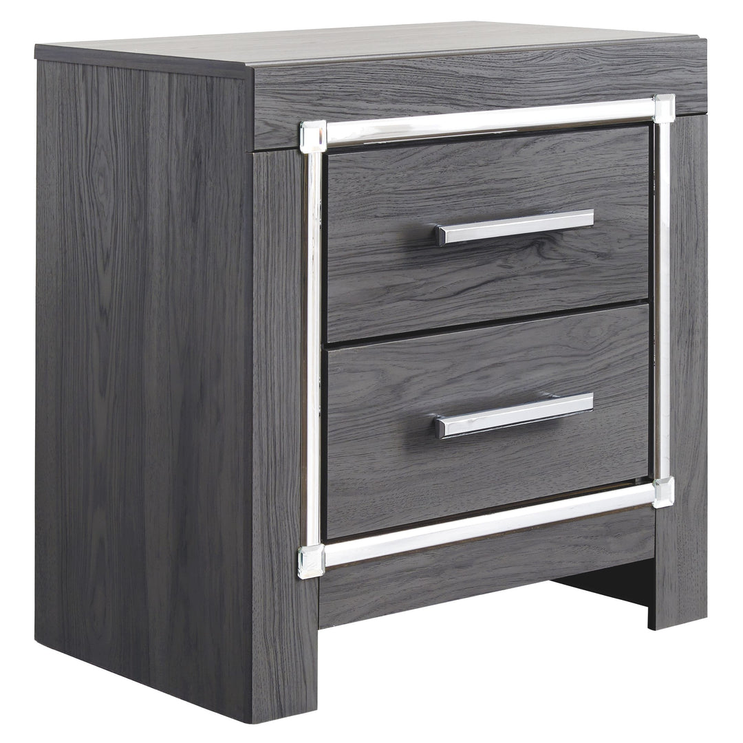 Lodanna - Two Drawer Night Stand - Gray