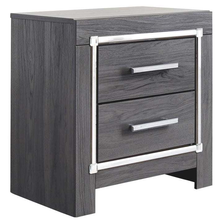Lodanna - Two Drawer Night Stand - Gray