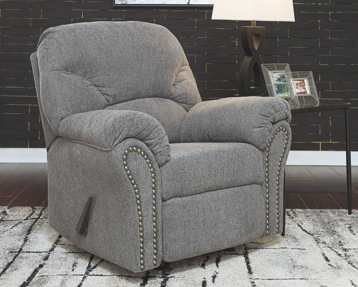 Allmaxx - Rocker Recliner - Pewter