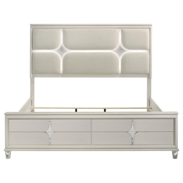 Olivia - Panel Bed LED Headboard