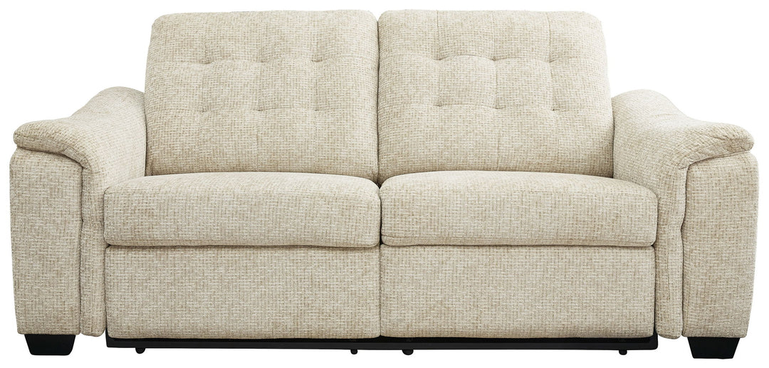 Beaconfield - 2 Seat Reclining Power Sofa - Sandstone
