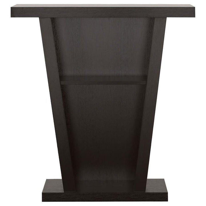 Evanna - 2-Shelf Engineered Wood Console Table - Cappuccino