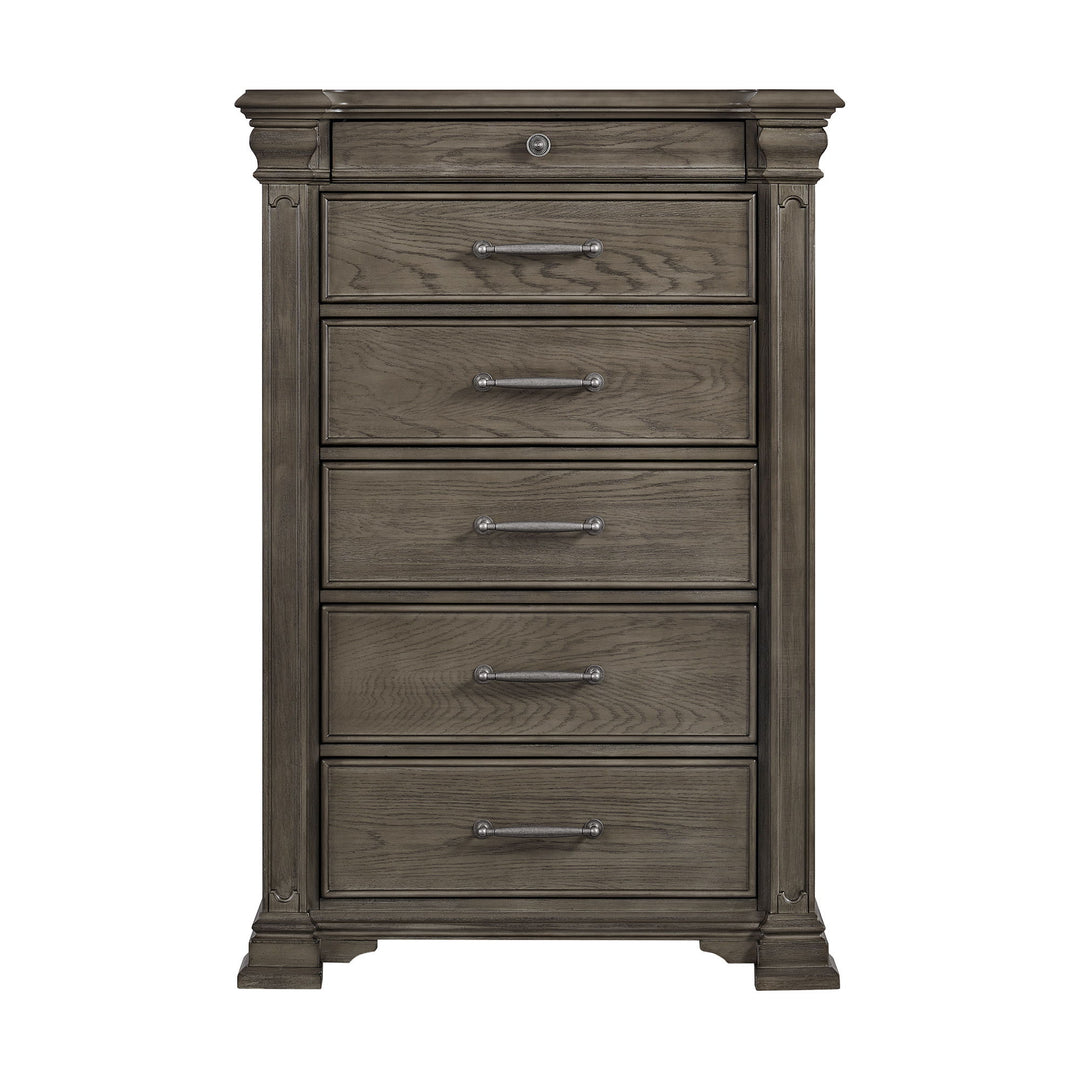 Kings Court - 6-Drawer Chest - Gray
