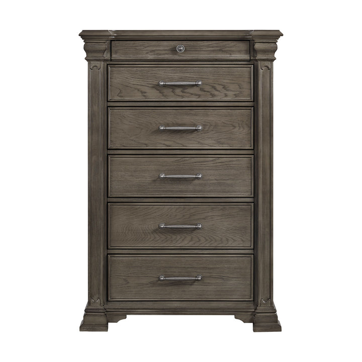 Kings Court - 6-Drawer Chest - Gray