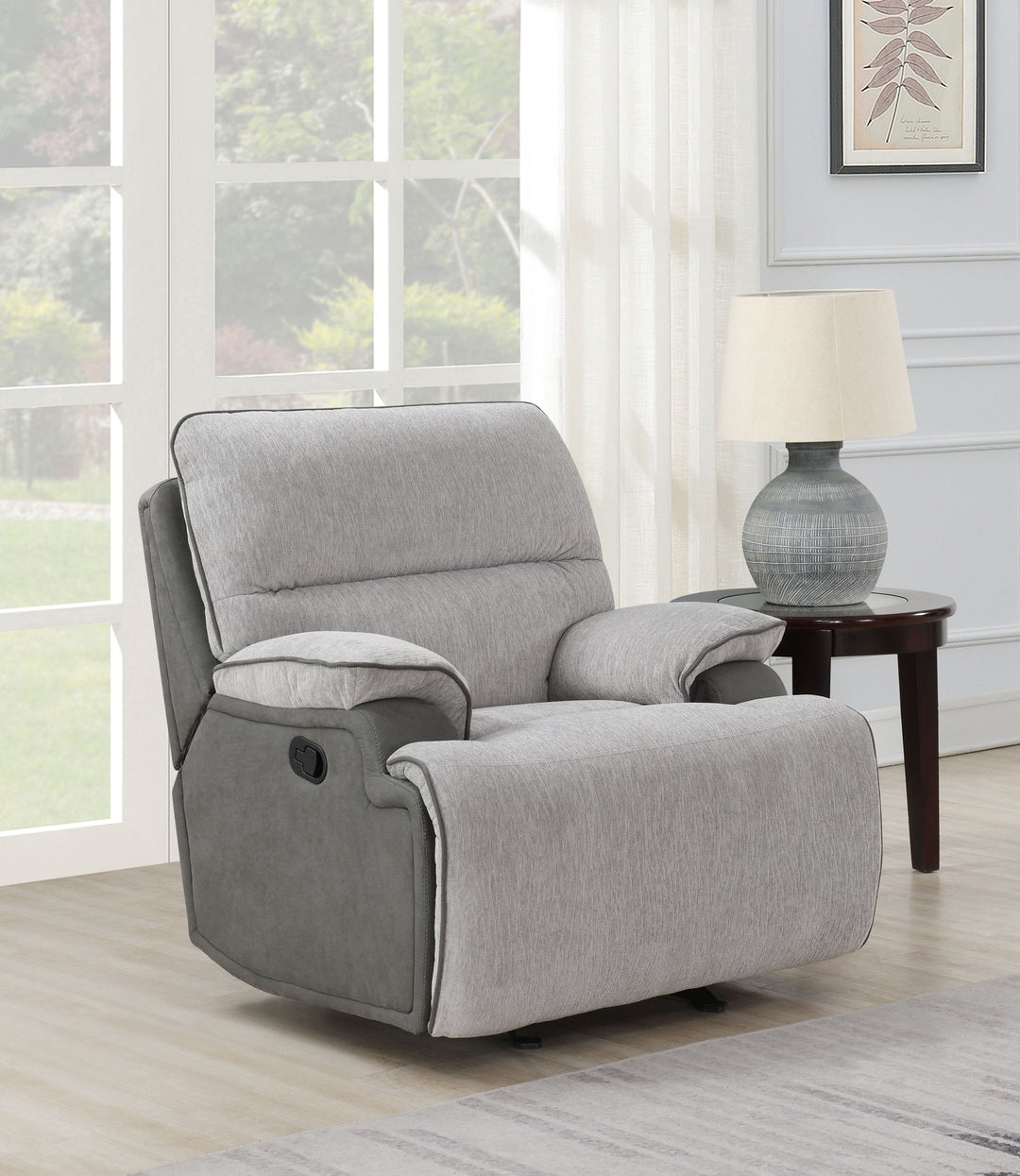 Cyprus - Recliner Chair - Gray
