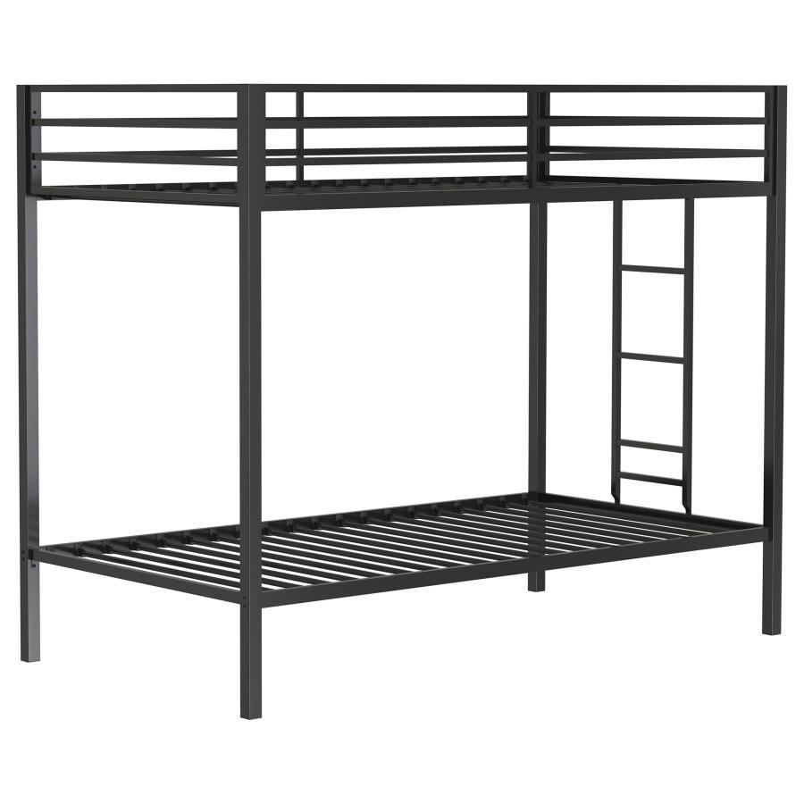 Alevera - Metal Bunk Bed With Ladder