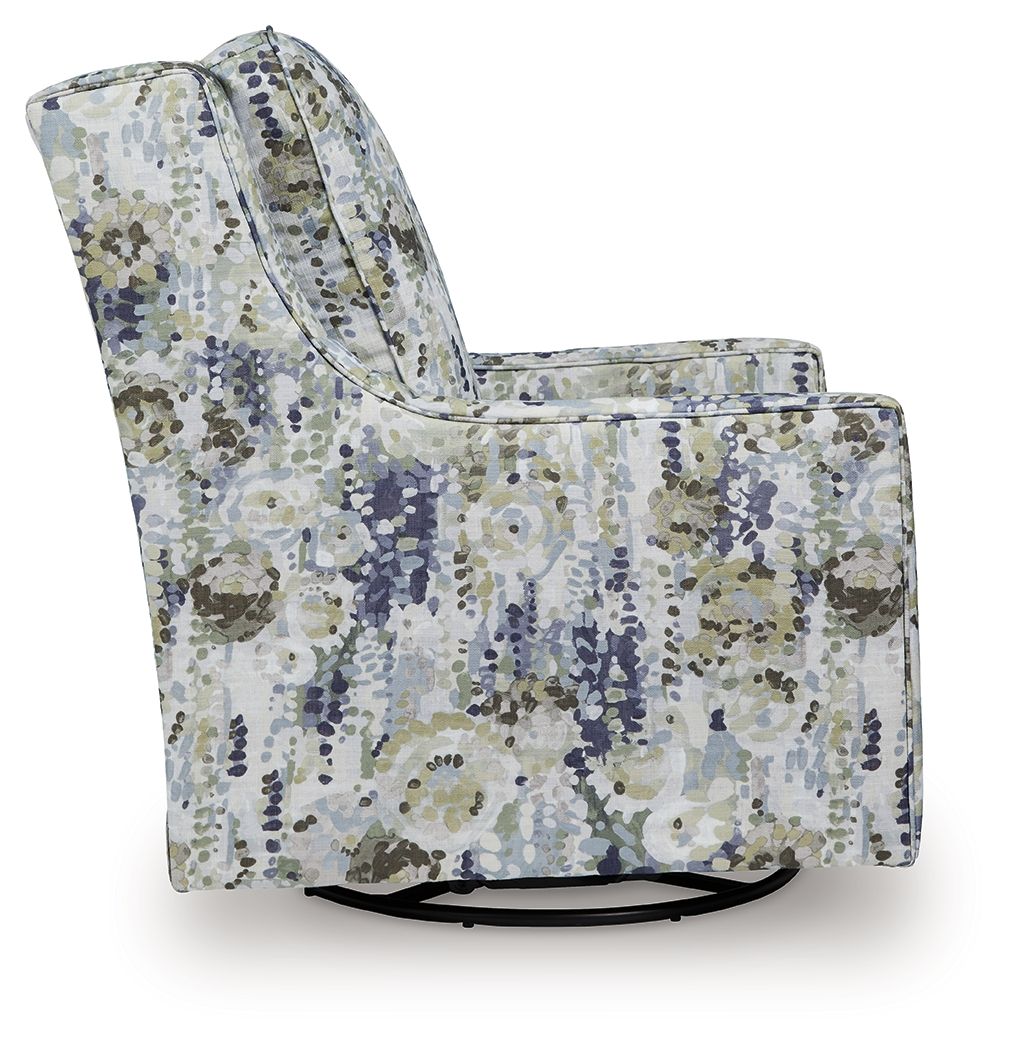Dustinford - Swivel Glider Accent Chair - Multi