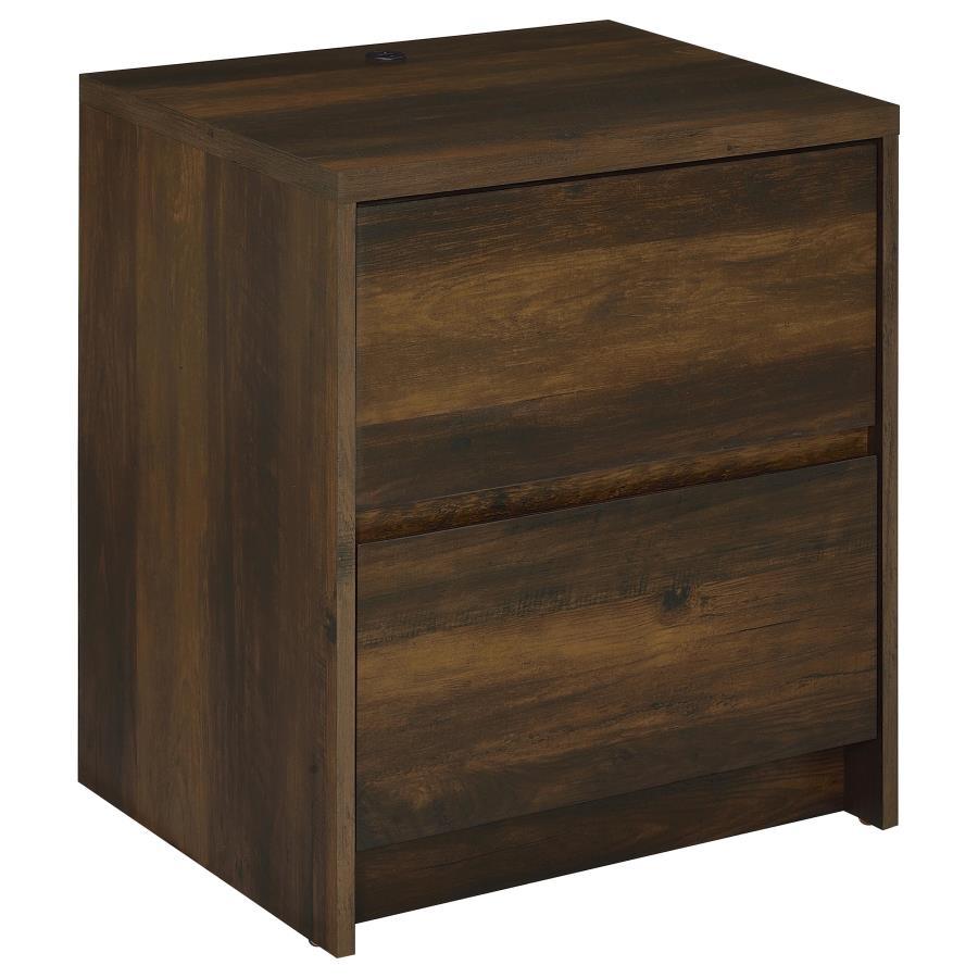 Westpark - 2-Drawer Nightstand LED Lights And USB