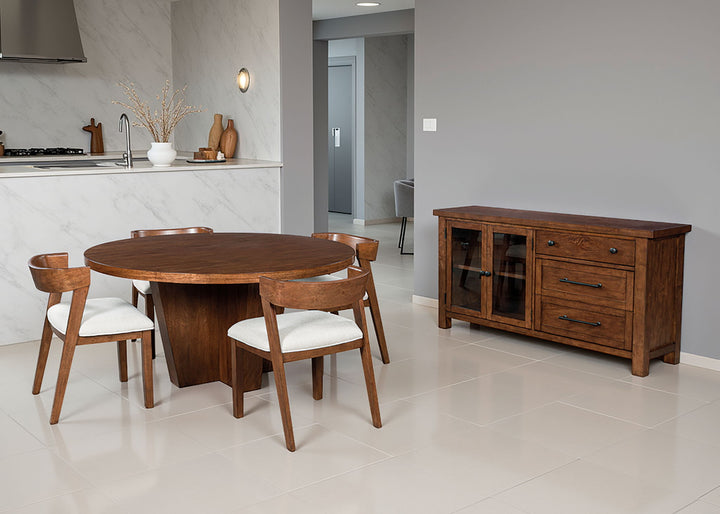 Kristiland - Dining Table - Warm Brown