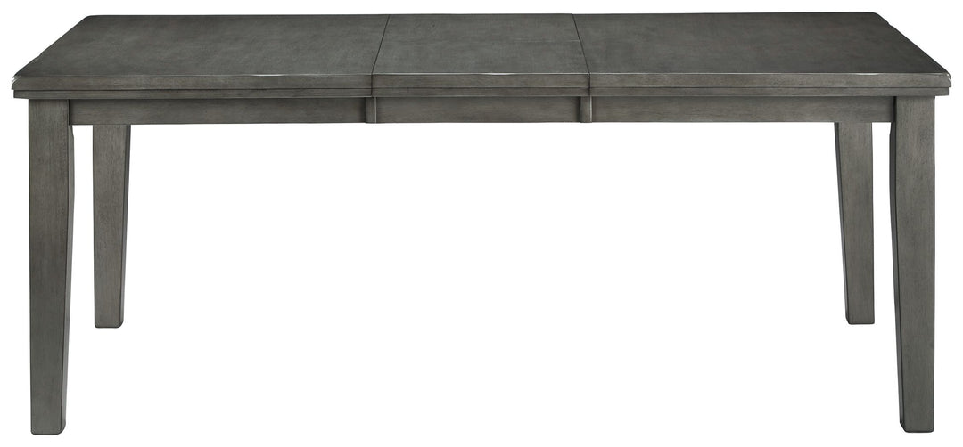 Hallanden - Rectangular Dining Room Butterfly Extension Table - Gray