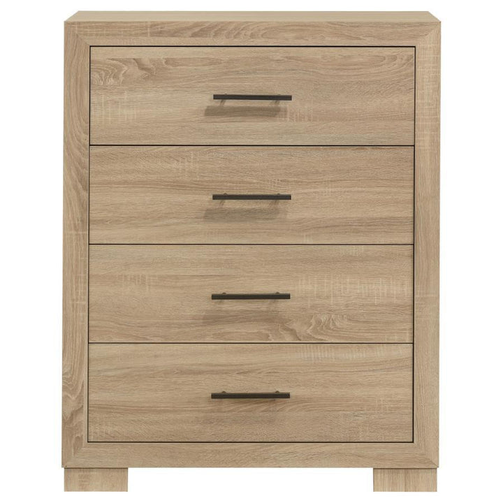 Arielle - 4-Drawer Bedroom Chest Of Drawers - Light Oak