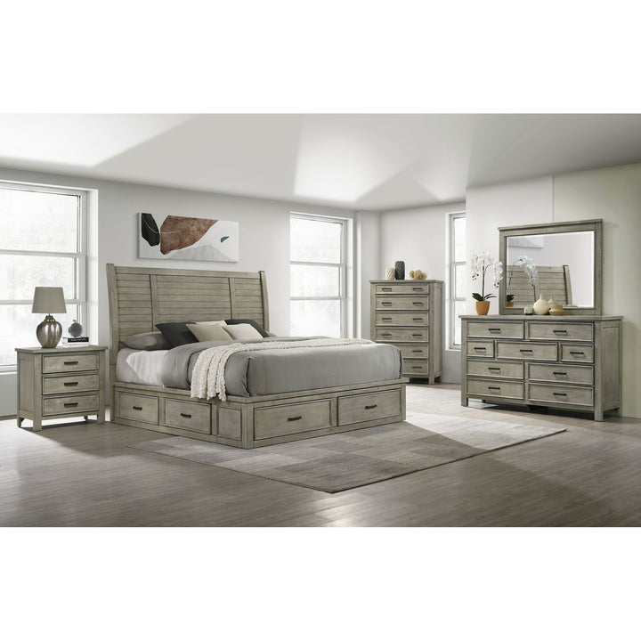 Sullivan - 3-Drawer Nightstand - Drift Gray