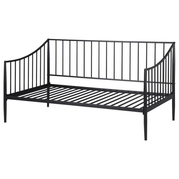 Newbury - Metal Twin Daybed Bed Frame - Matte Black
