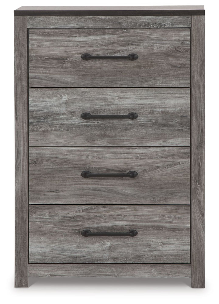 Bronyan - Four Drawer Chest - Dark Gray