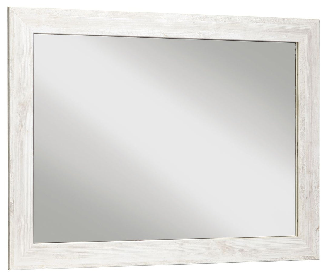Paxberry - Bedroom Accent Mirror - Whitewash