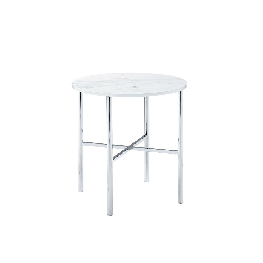 Cyrus - 3 Piece Occasional Table Set - Chrome