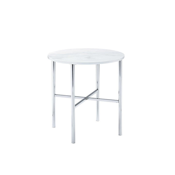 Cyrus - 3 Piece Occasional Table Set - Chrome