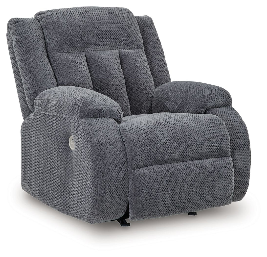 Observation - Power Rocker Recliner - Steel