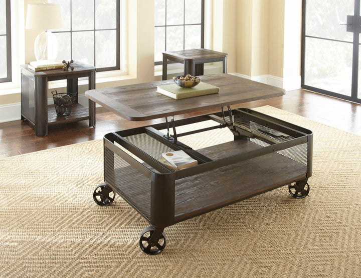 Barrow - End Table - Brown