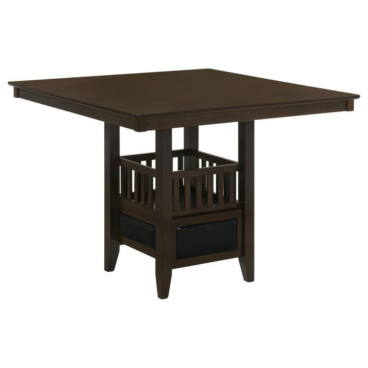 Jaden - 5 Piece Square Counter Height Dining Set - Espresso