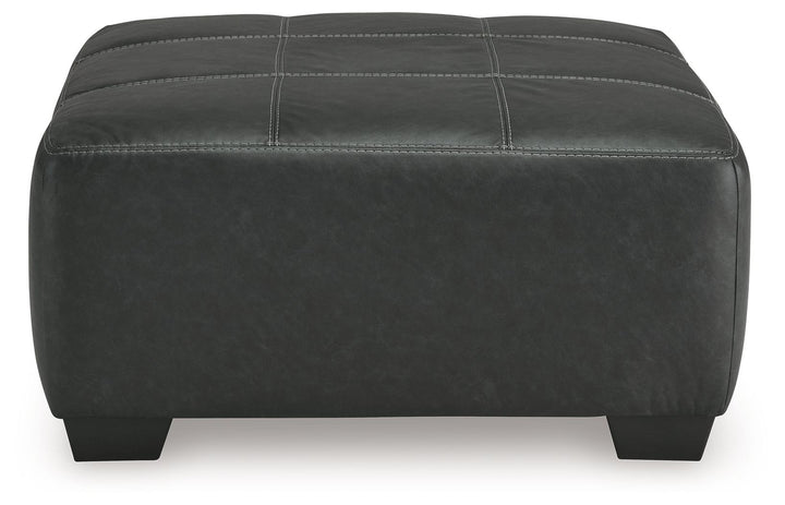 Brixley Pier - Oversized Accent Ottoman - Graphite