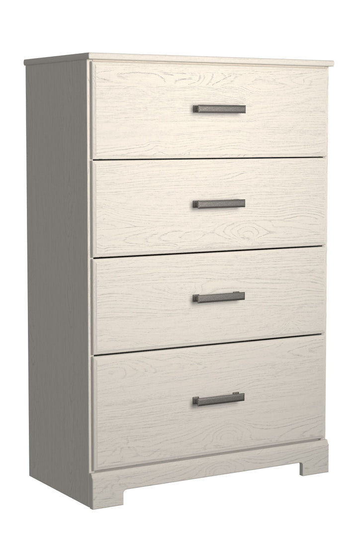 Stelsie - Four Drawer Chest - White