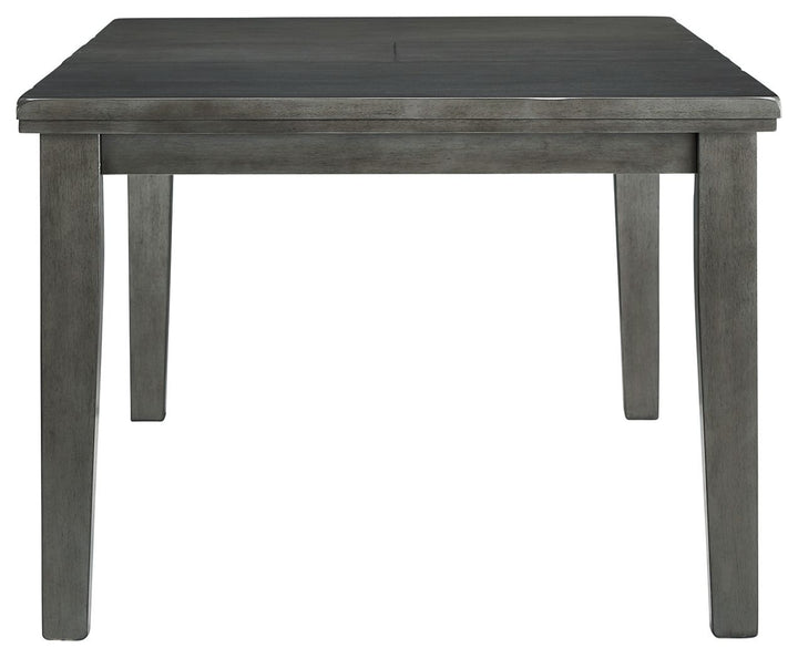 Hallanden - Rectangular Dining Room Butterfly Extension Table - Gray