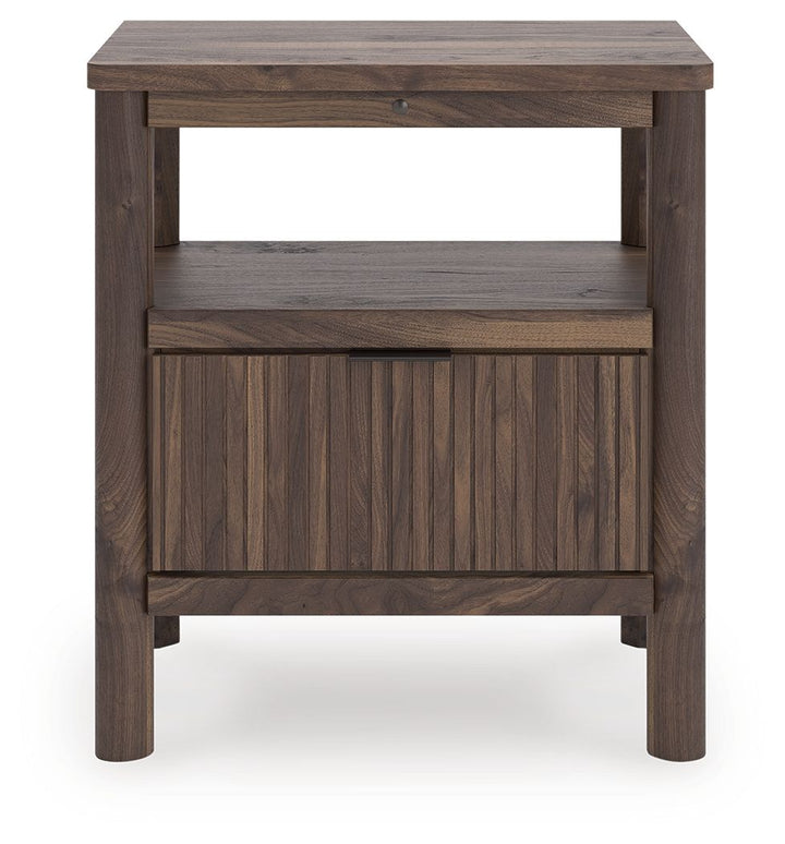 Pamytta - One Drawer Night Stand - Brown