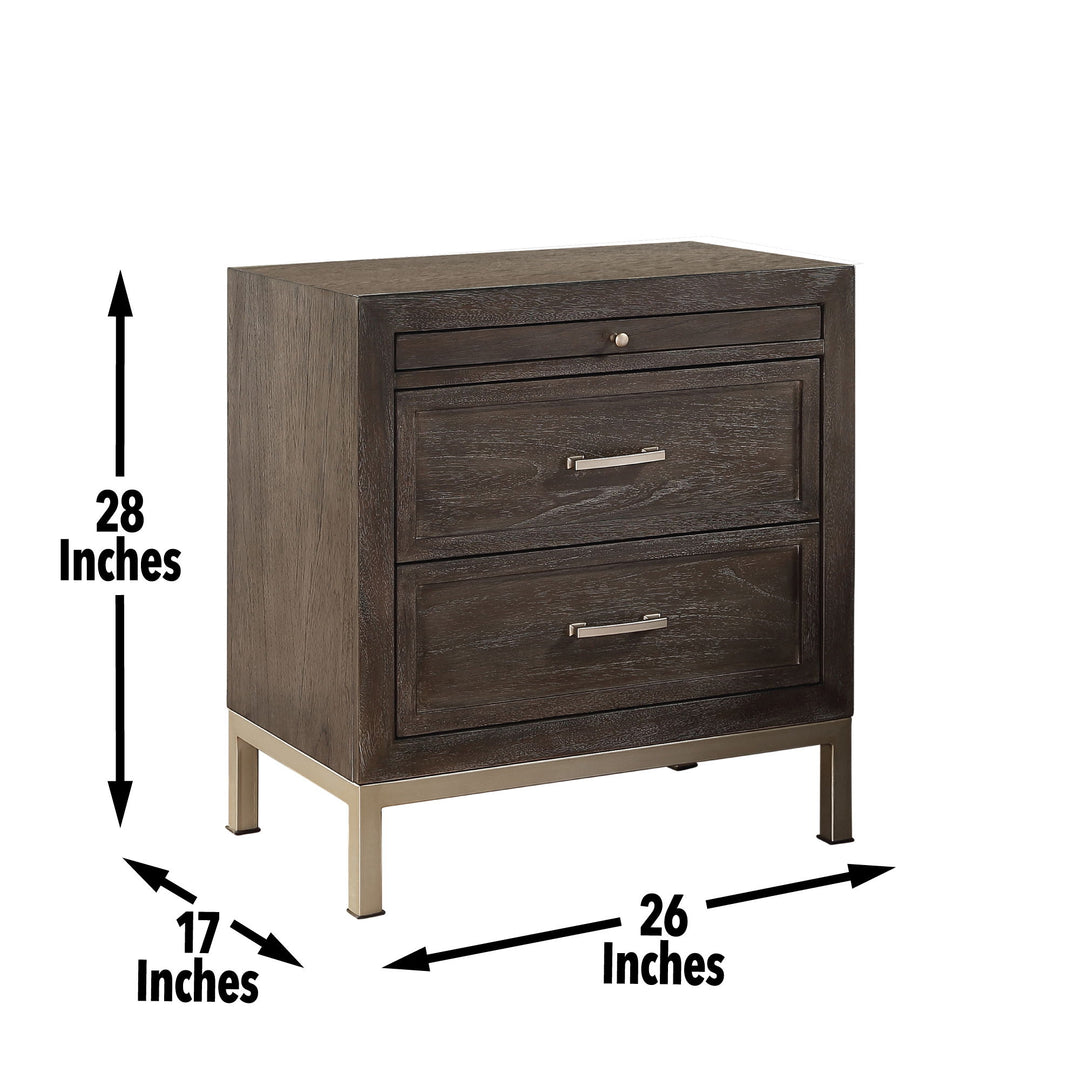 Broomfield - Nightstand - Brown