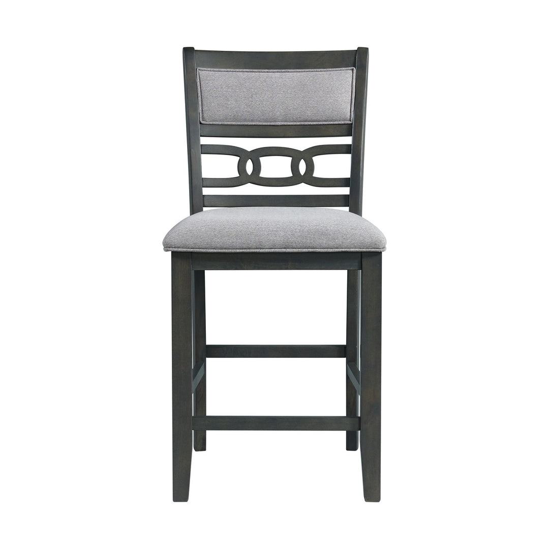 Amherst - Counter Side Chair With Fabric Cushion (Set of 2) - Gray Finish