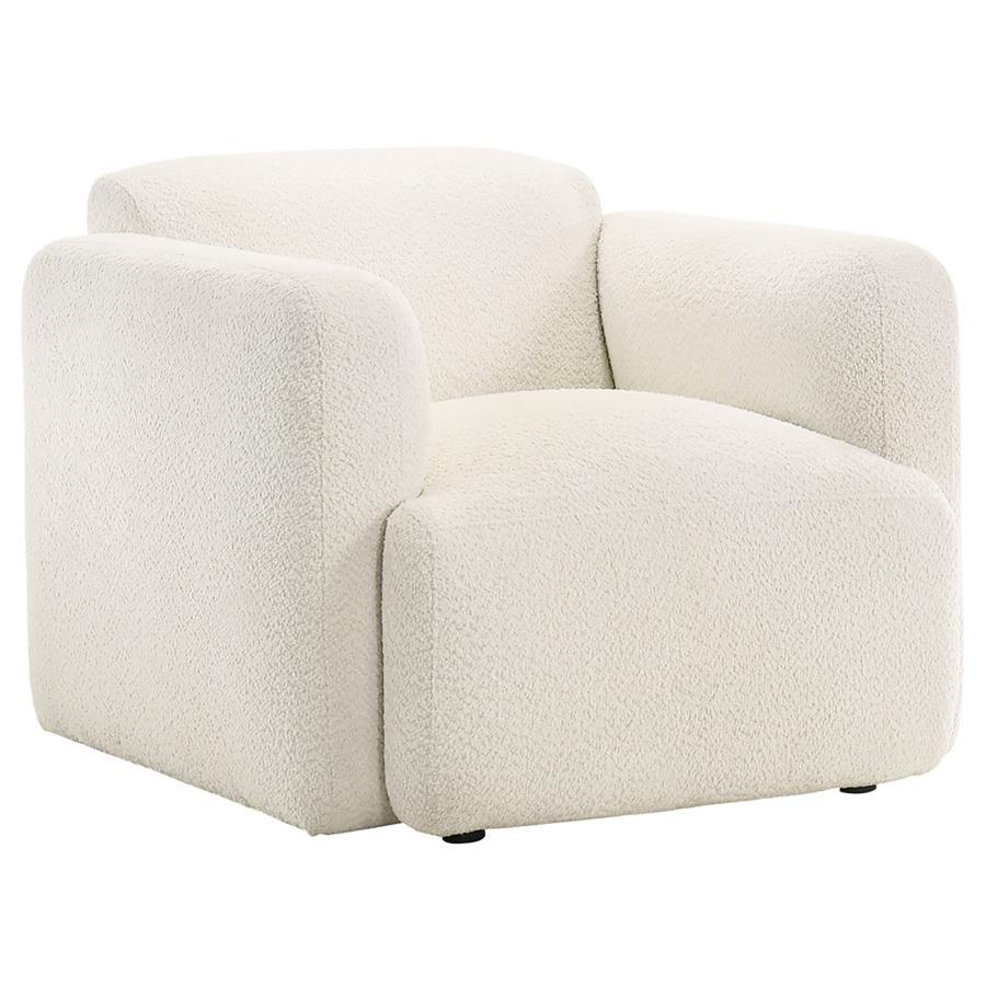 Dorset - Fabric Upholstered Round Track Arm Accent Chair