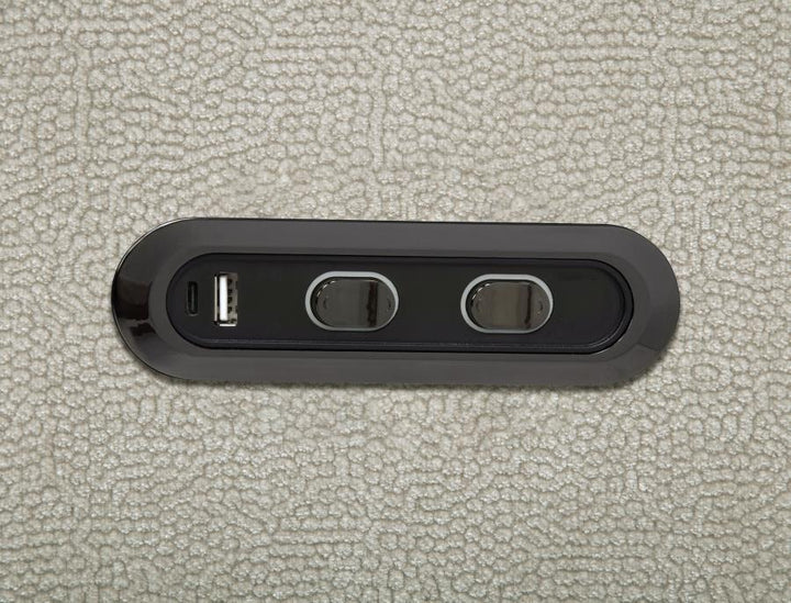 Kennett - Chenille Upholstered Power Recliner Chair - Ivory