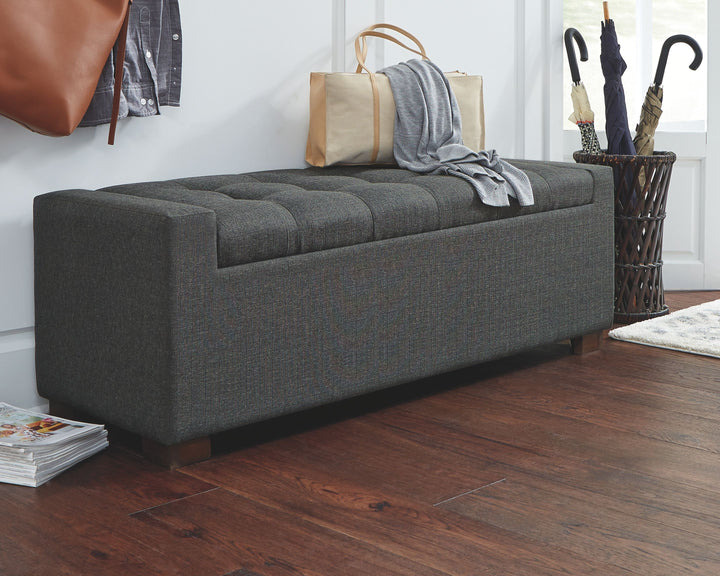 Cortwell - Storage Bench - Gray