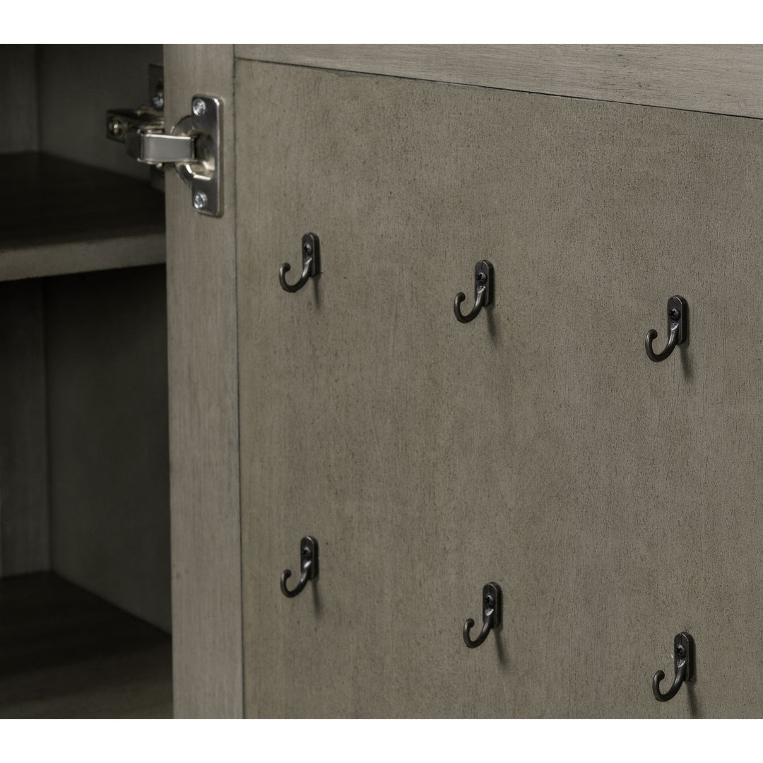 Kings Court - 7-Drawer Door Chest - Gray