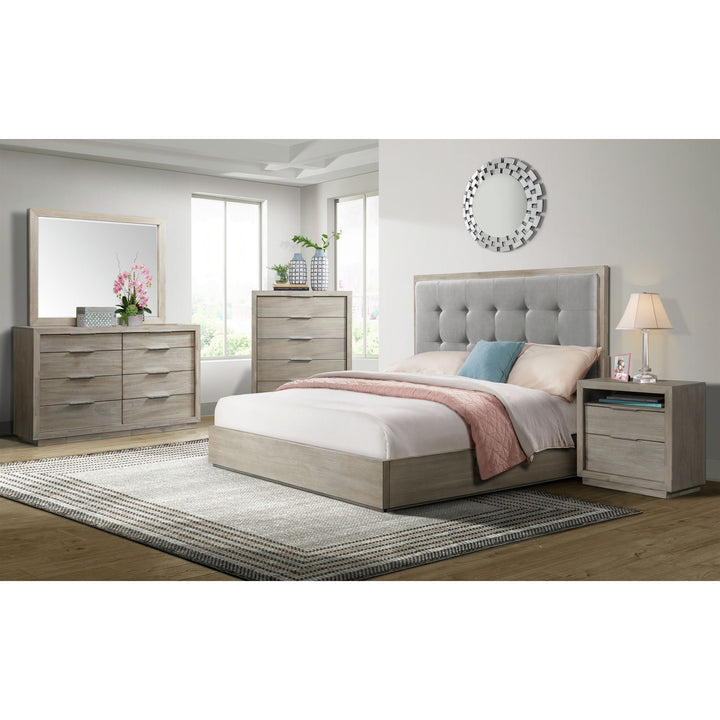 Arcadia - 8-Drawer Dresser - Gray