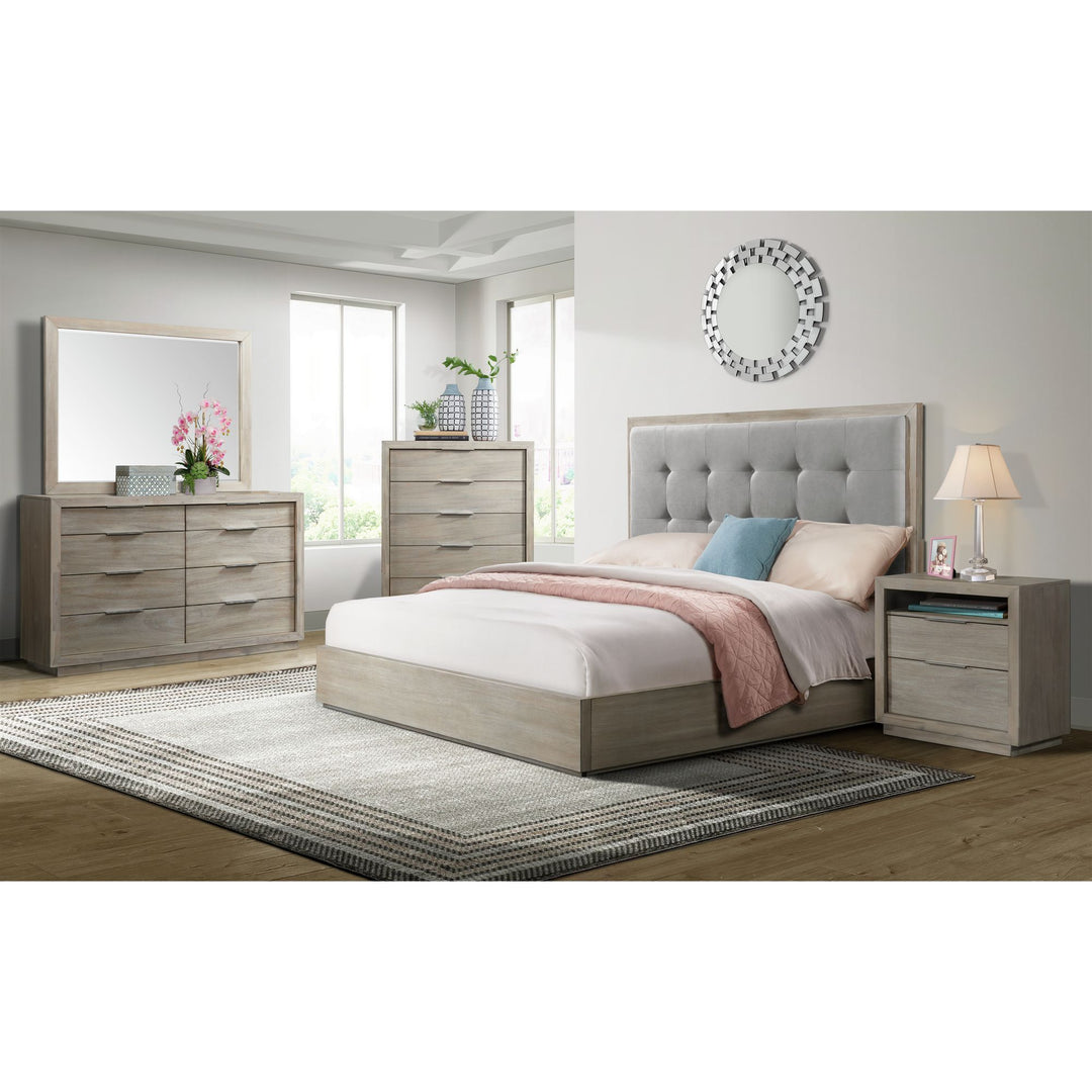Arcadia - Dresser & Mirror Set - Gray