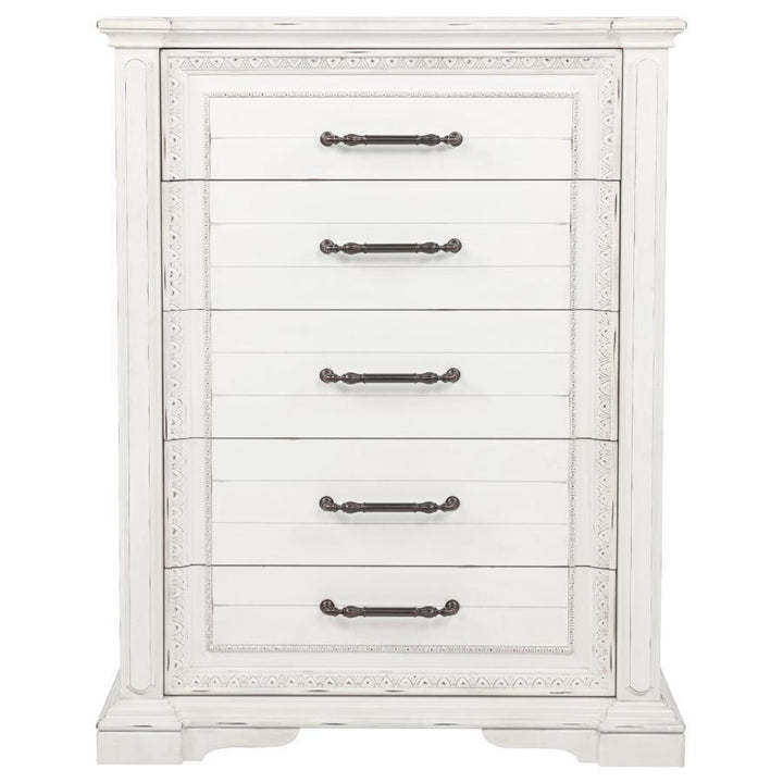 Mckinney - 5-Drawer Bedroom Chest Of Drawers - Vintage White
