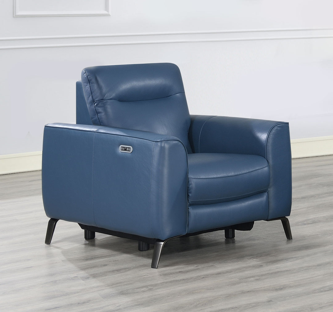 Sansa - Dual Power Reclining Chair - Ocean